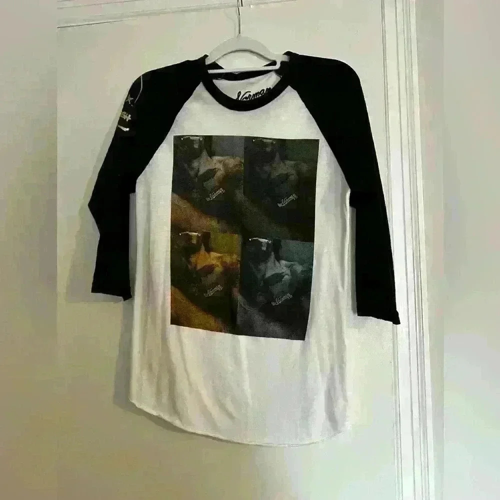 NWT Norman Reedus Designed Limited Edition Graphic Baseball Jersey. Size: S